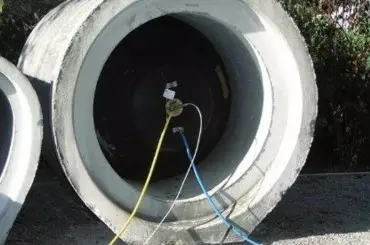 betoncsatorna elzárása Hagyományos csőzáró dugóval betoncsatorna elzárása Hagyományos csőzáró dugóval