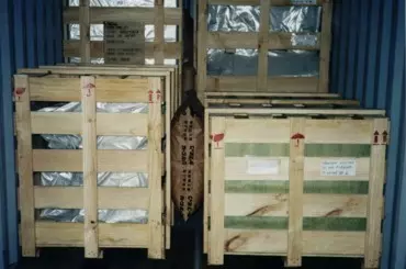 faládák rögzítése konténerben Cargo Protector párnazsákkal